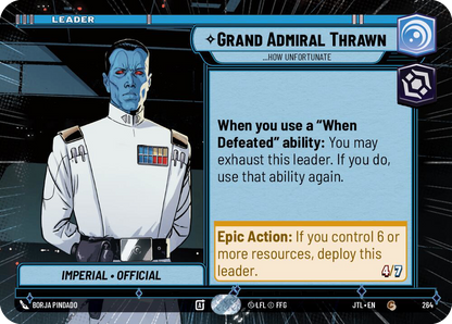 【JTL264/EN】Grand Admiral Thrawn - ...How Unfortunate(Hyperspace)