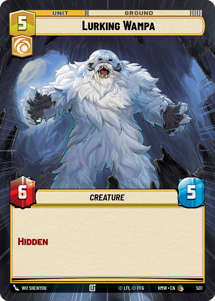 【HMW501/EN】Lurking Wampa（HYPERSPACE）