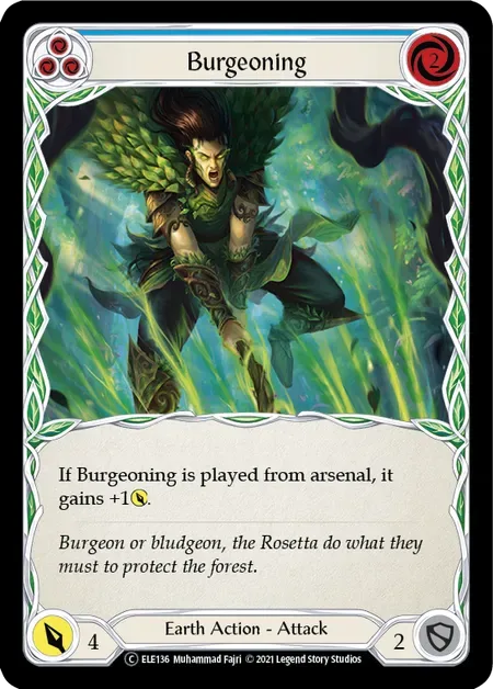 【U-ELE136/EN】Burgeoning[Blue]