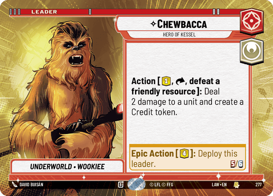 【LAW277/EN】Chewbacca - Hero of Kessel (Hyperspace)