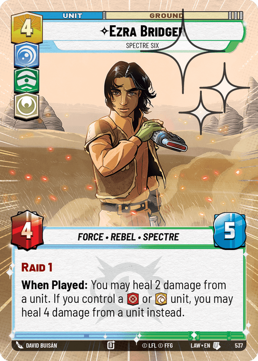【LAW537/EN】Ezra Bridger - Spectre Six (Hyperspace/Foil)