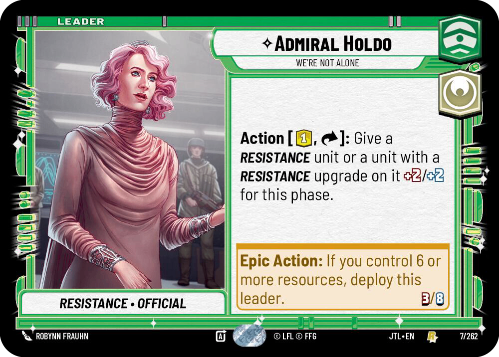 【JTL007/EN】Admiral Holdo - We're Not Alone