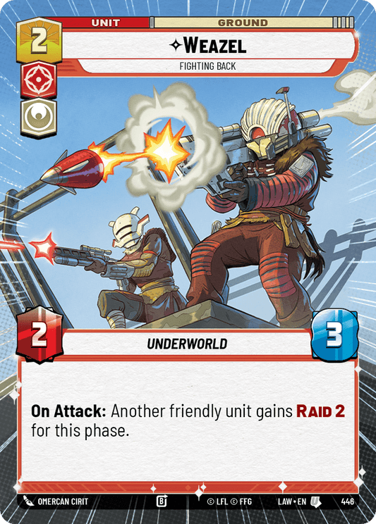 【LAW446/EN】Weazel - Fighting Back (Hyperspace)