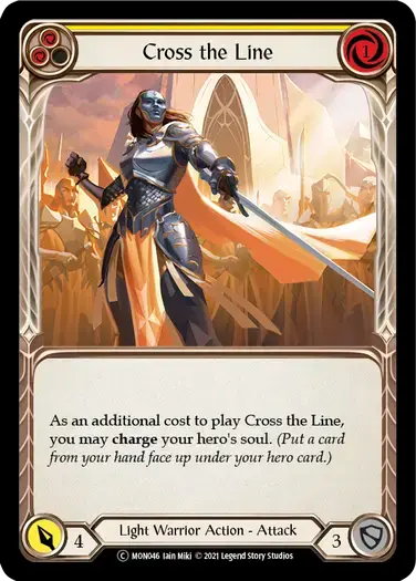 【U-MON046/EN】Cross the Line[Yellow]