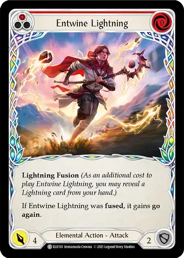 【ELE100/EN】Entwine Lightning[Red]