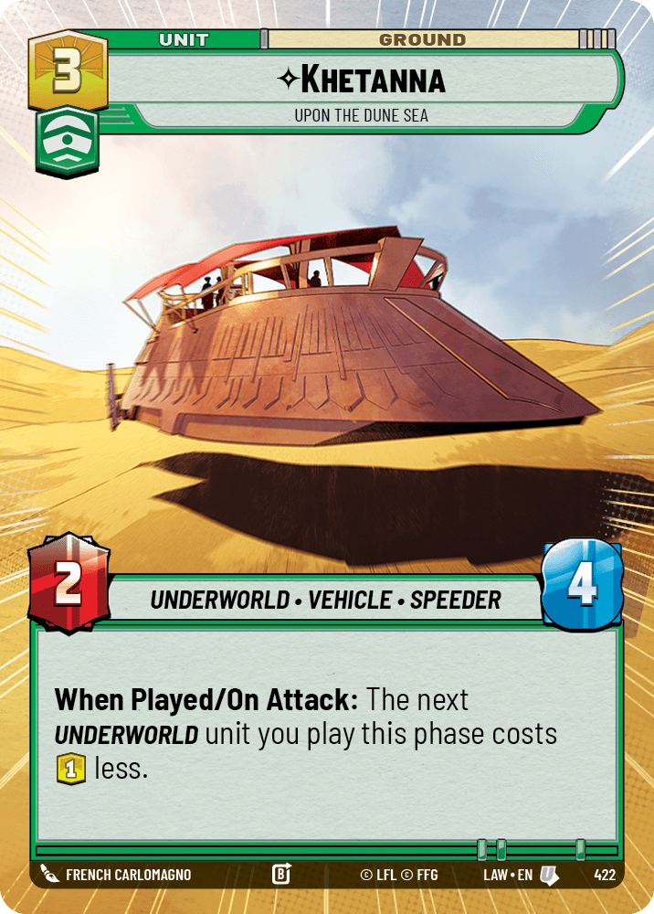 【LAW422/EN】Khetanna - Upon The Dune Sea (Hyperspace)