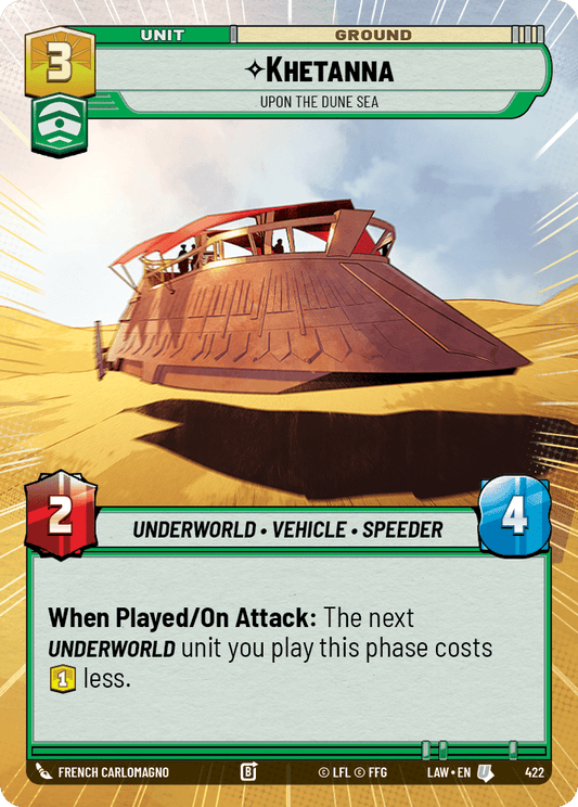 【LAW422/EN】Khetanna - Upon The Dune Sea (Hyperspace)