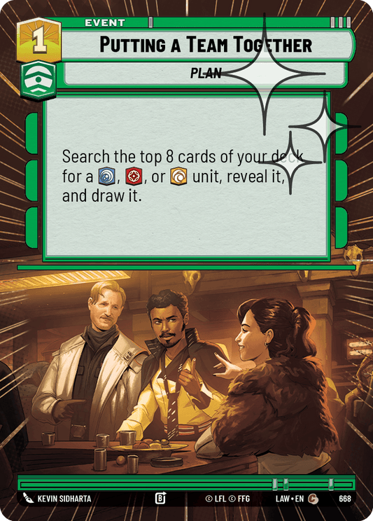 【LAW668/EN】Putting a Team Together (Hyperspace/Foil)
