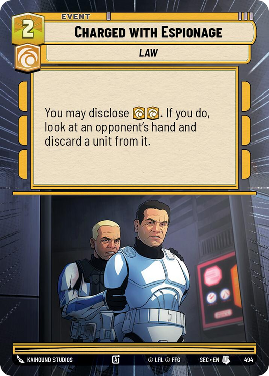 【SEC0494/EN】Charged with Espionage (Hyperspace)