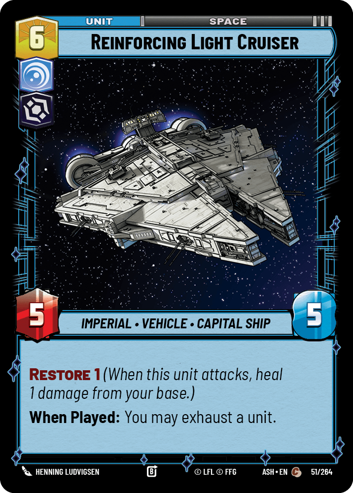 【ASH051/EN】Reinforcing Light Cruiser