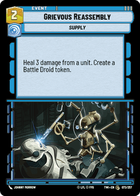 【TWI073/EN】Grievous Reassembly