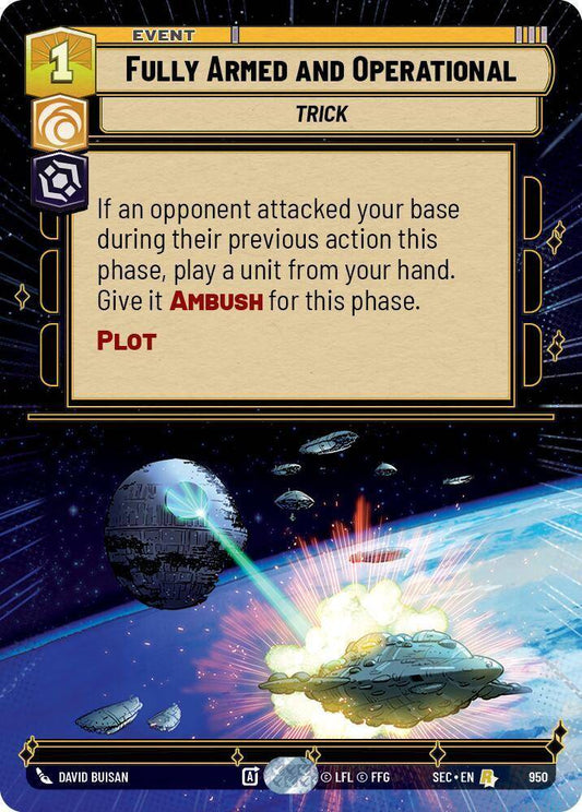 【SEC0950/EN】Fully Armed and Operational (Hyperspace/Foil)