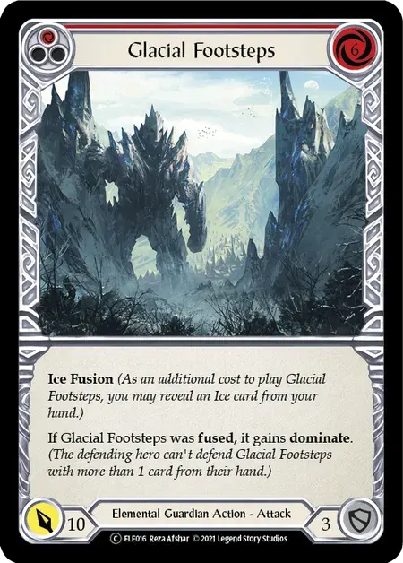 【U-ELE016/EN】Glacial Footsteps[Red]
