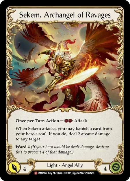 【DTD008/EN】Figment of Ravages|Sekem, Archangel of Ravages