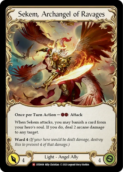 【DTD008/EN】Figment of Ravages|Sekem, Archangel of Ravages