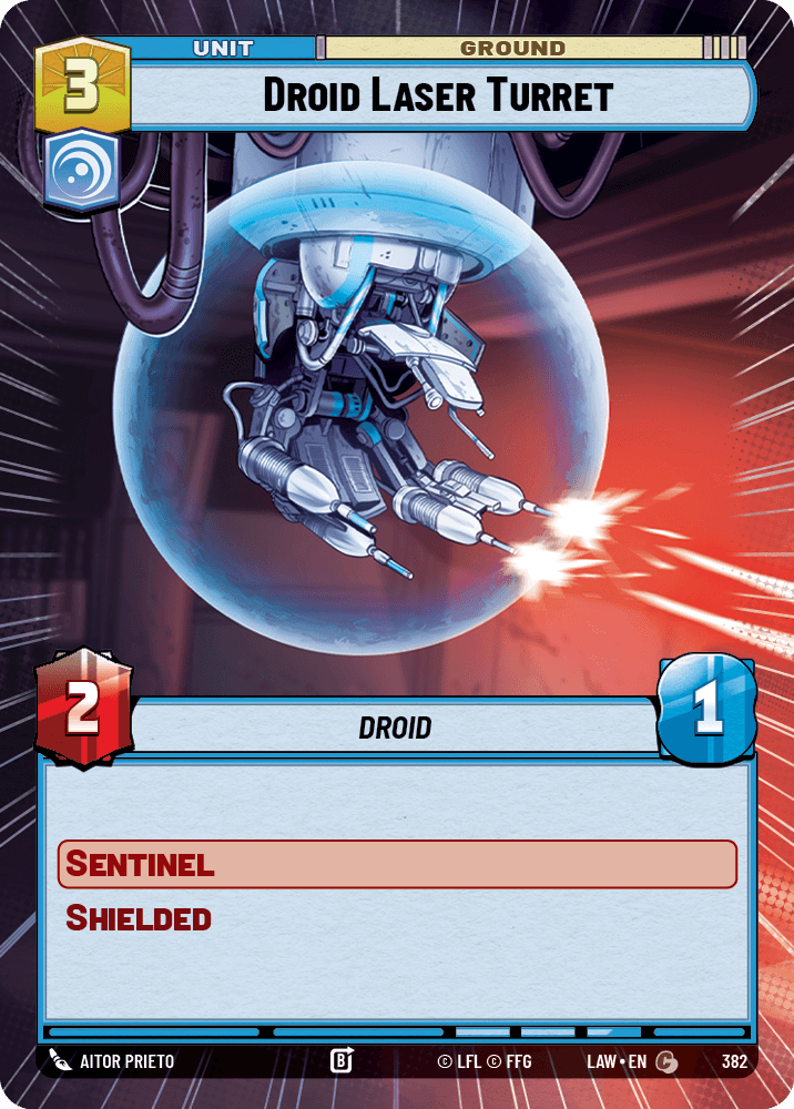 【LAW382/EN】Droid Laser Turret (Hyperspace)