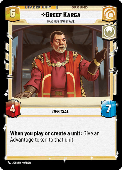 【ASH017/EN】Greef Karga - Gracious Magistrate