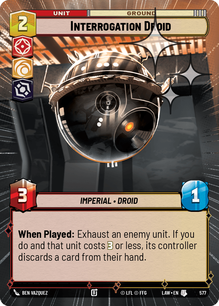【LAW577/EN】Interrogation Droid (Hyperspace/Foil)
