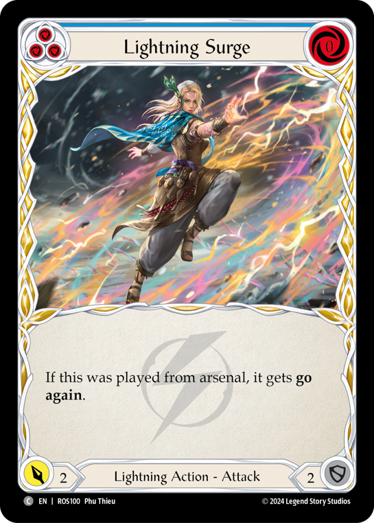 【ROS100/EN】Lightning Surge/稲妻の波動[Blue]