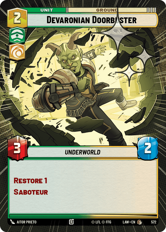 【LAW572/EN】Devaronian Doorbuster (Hyperspace/Foil)