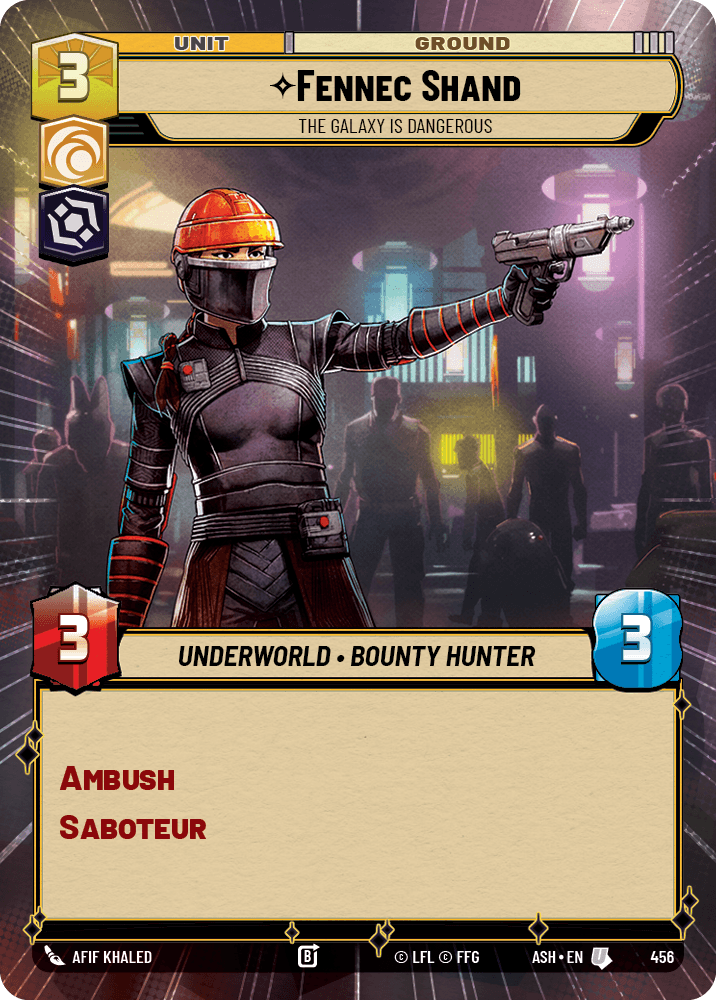 【ASH456/EN】Fennec Shand - The Galaxy is Dangerous (Hyperspace)