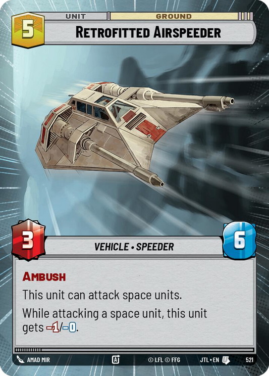 【JTL521/EN】Retrofitted Airspeeder (Hyperspace)