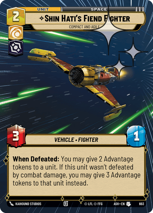 【ASH693/EN】Shin Hati's Fiend Fighter (Hyperspace/Foil)