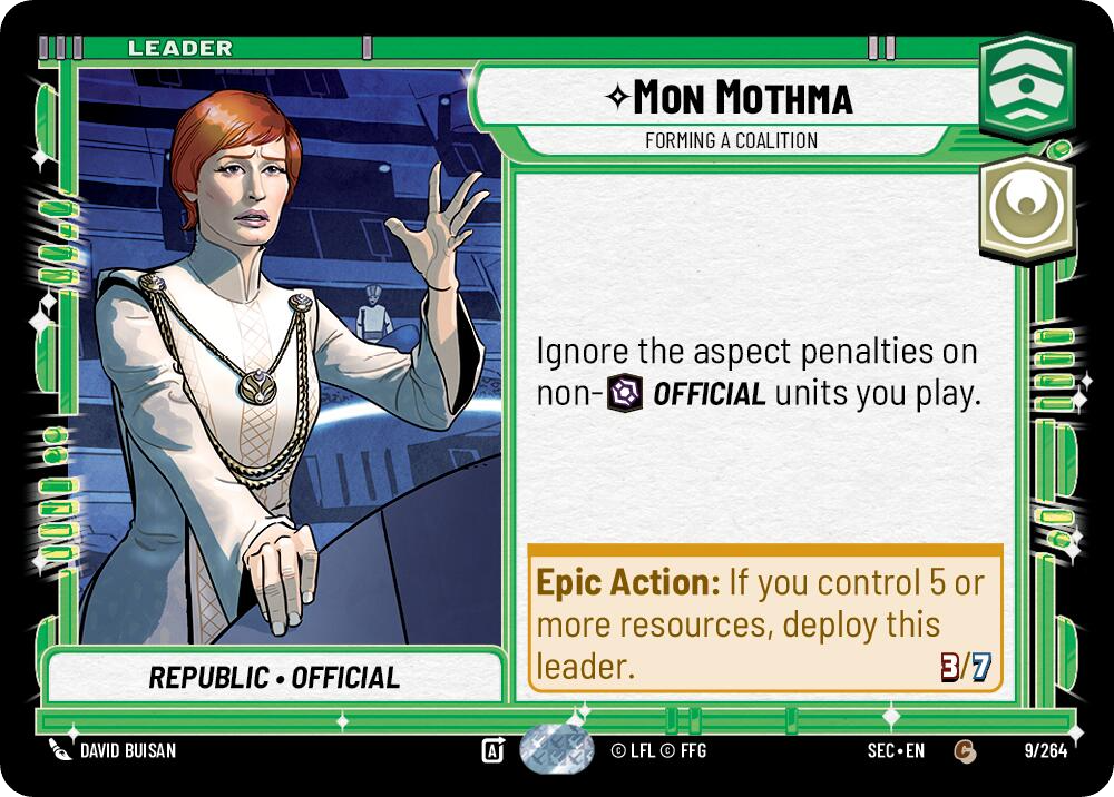 【SEC0009/EN】Mon Mothma - Forming a Coalition
