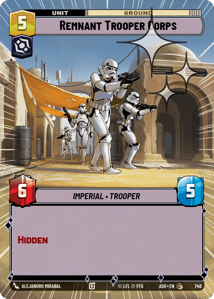 【ASH746/EN】Remnant Trooper Corps (Hyperspace/Foil)