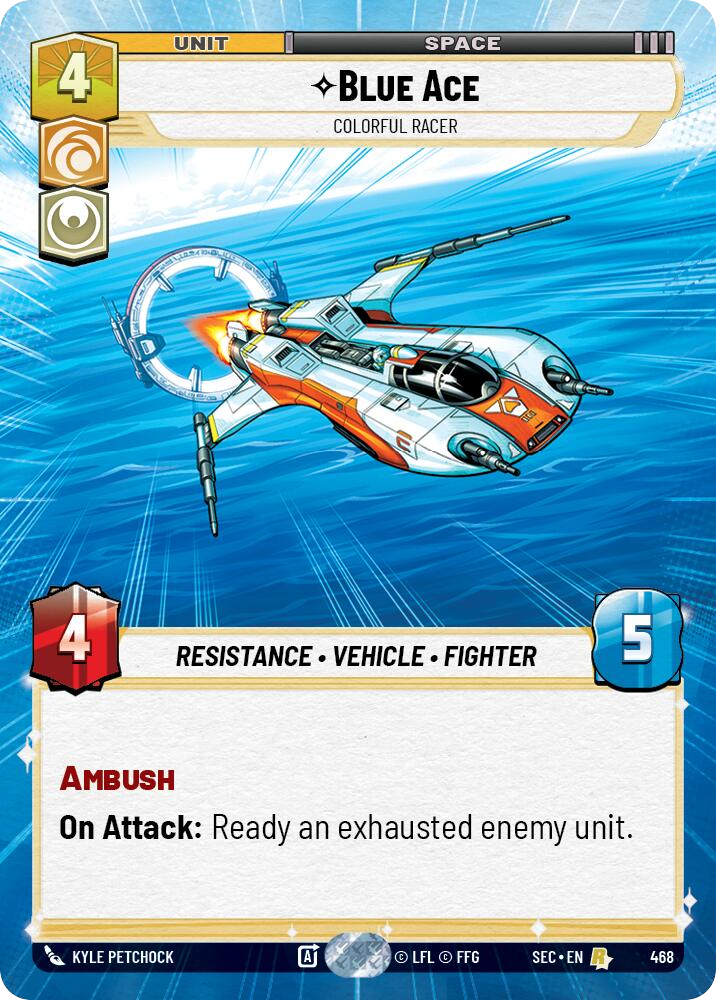 【SEC0468/EN】Blue Ace - Colorful Racer (Hyperspace)