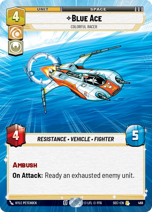 【SEC0468/EN】Blue Ace - Colorful Racer (Hyperspace)
