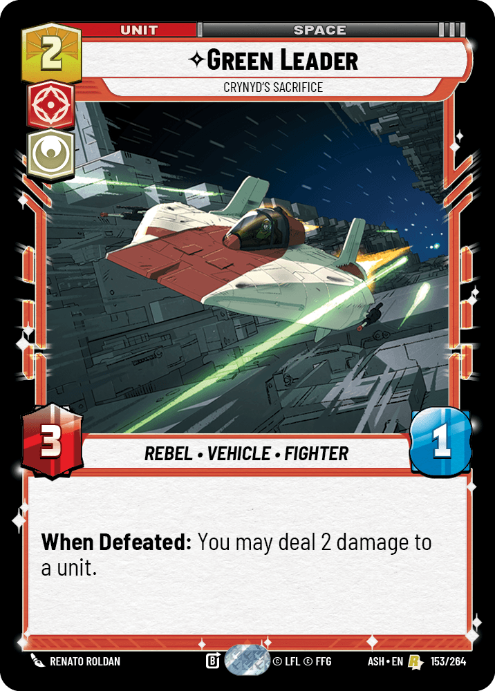 【ASH153/EN】Green Leader - Crynyd's Sacrifice
