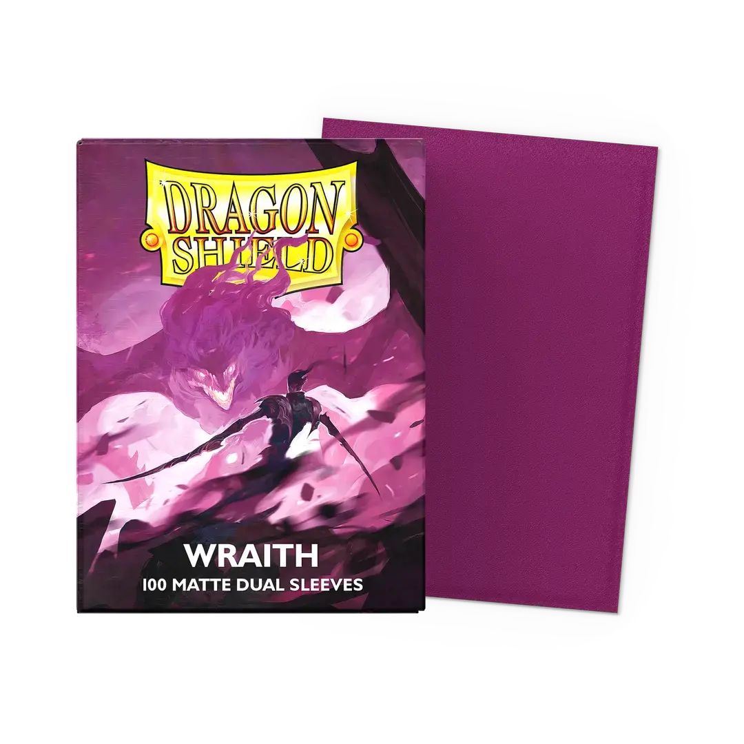 【Dragon Shield】Matte Dual - WRAITH(スタンダードサイズ/100枚入り)※配送方法はゆうパックをご選択ください