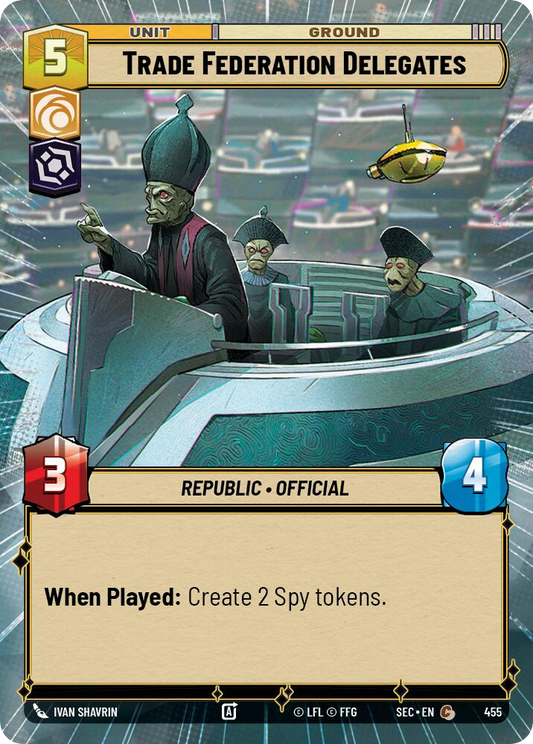【SEC0455/EN】Trade Federation Delegates (Hyperspace)