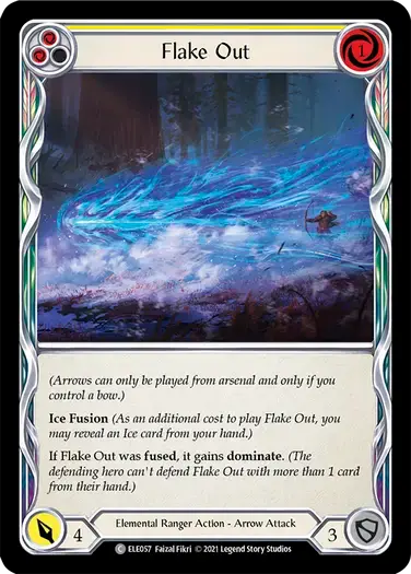 【ELE057/EN】Flake Out[Yellow]