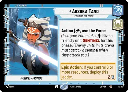 【LOF003/EN】 Ahsoka Tano - Fighting for Peace