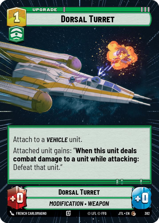 【JTL382/EN】Dorsal Turret(Hyperspace)