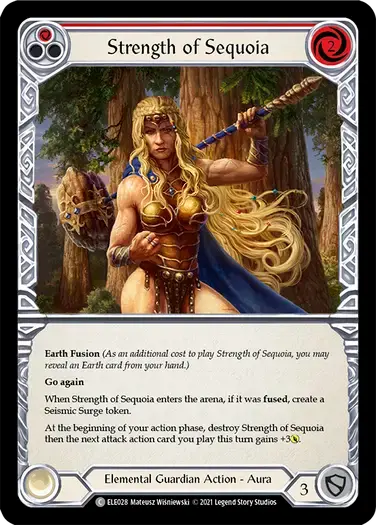 【ELE028/EN】Strength of Sequoia[Red]