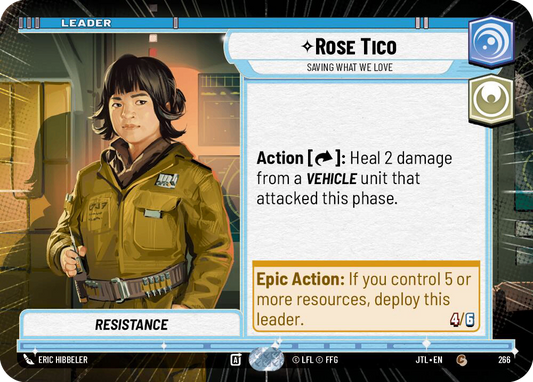 【JTL266/EN】Rose Tico - Saving What We Love(Hyperspace)