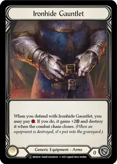 【U-MON243/EN】Ironhide Gauntlet