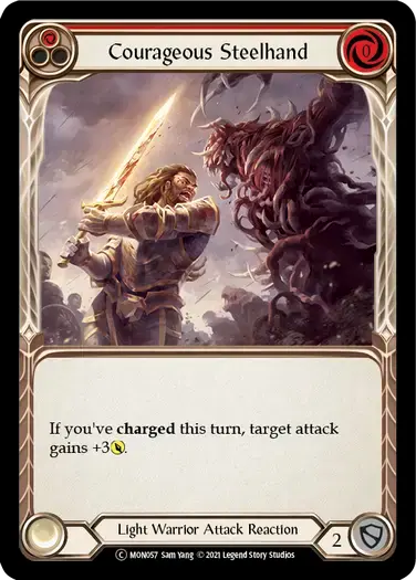 【U-MON057/EN】Courageous Steelhand[Red]