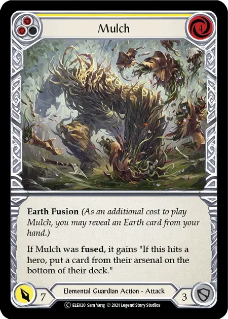 【U-ELE020/EN】Mulch[Yellow]