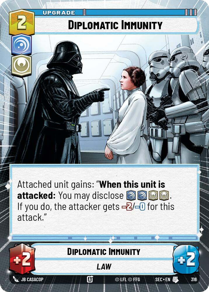 【SEC0316/EN】Diplomatic Immunity (Hyperspace)