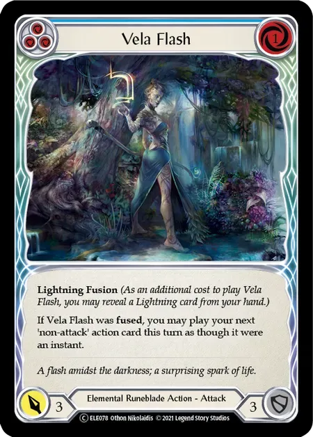 【U-ELE078/EN】Vela Flash[Blue]