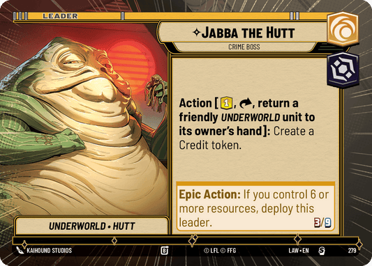 【LAW279/EN】Jabba the Hutt - Crime Boss (Hyperspace)