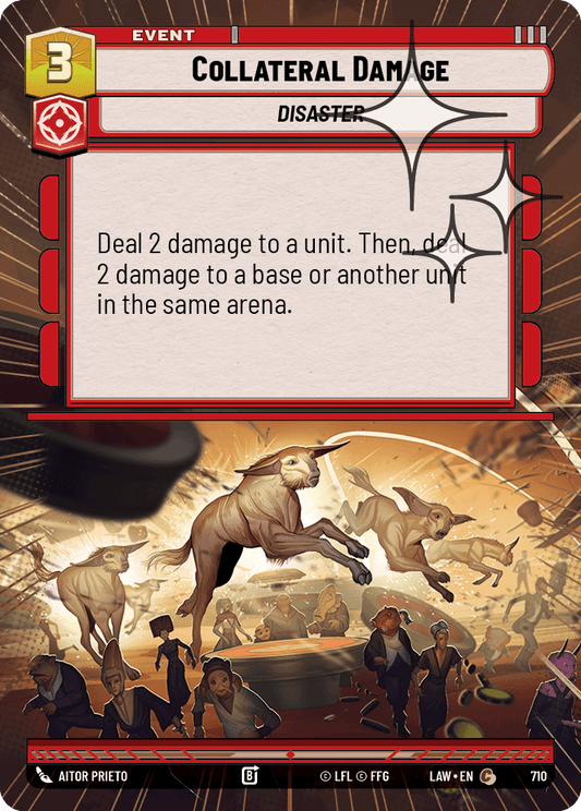 【LAW710/EN】Collateral Damage (Hyperspace/Foil)