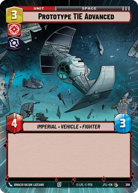 【JTL870/EN】Prototype TIE Advanced (HYPERSPACE/FOIL)