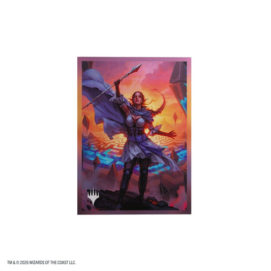 【GAMEGENIC】Magic: The Gathering | REALITY FRACTURE PREMIUM ART SLEEVES - NISSA, LEYLINE TAMER※配送方法はゆうパックをご選択ください