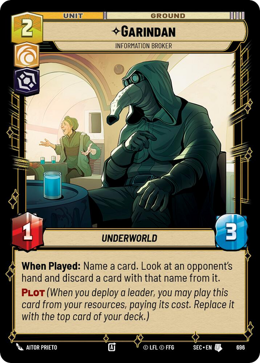 【SEC0696/EN】Garindan - Information Broker (Foil)