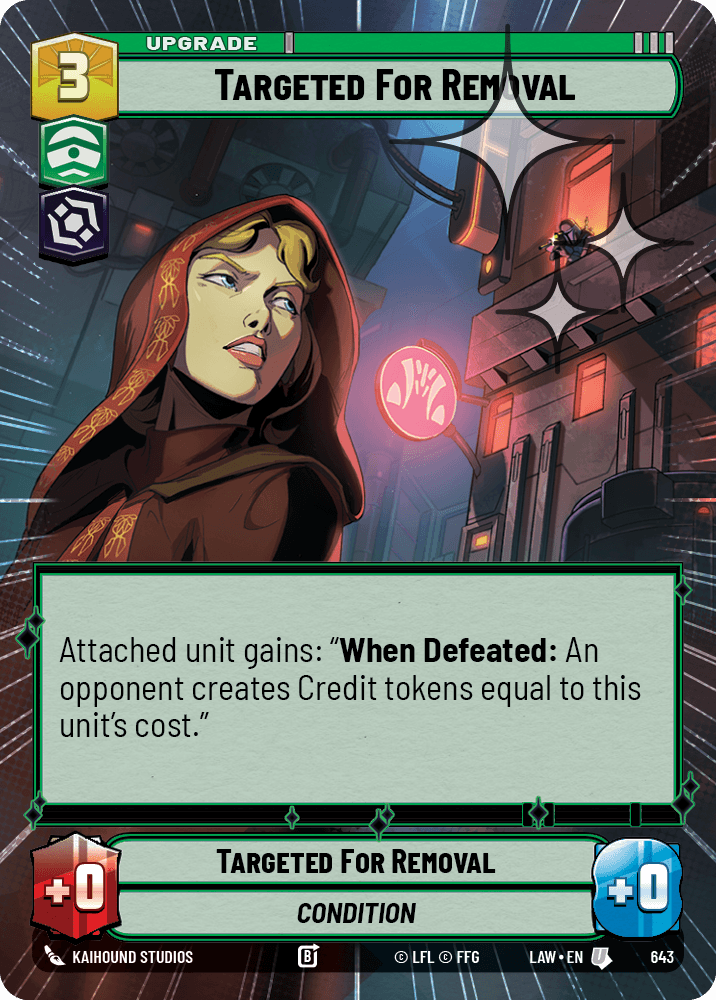 【LAW643/EN】Targeted For Removal (Hyperspace/Foil)
